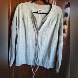 Pale Green Shirt/Jacket
